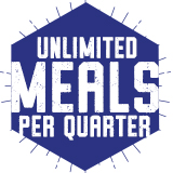 Unlimited Meals Per Quarter